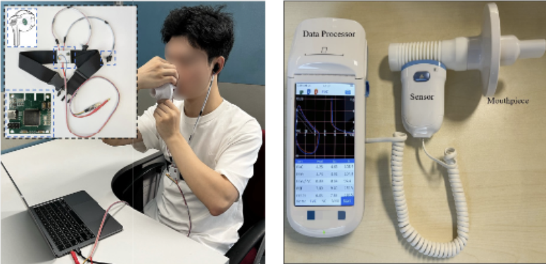 EasySpiro: Assessing Lung Function via Arbitrary Exhalations on Commodity Earphones